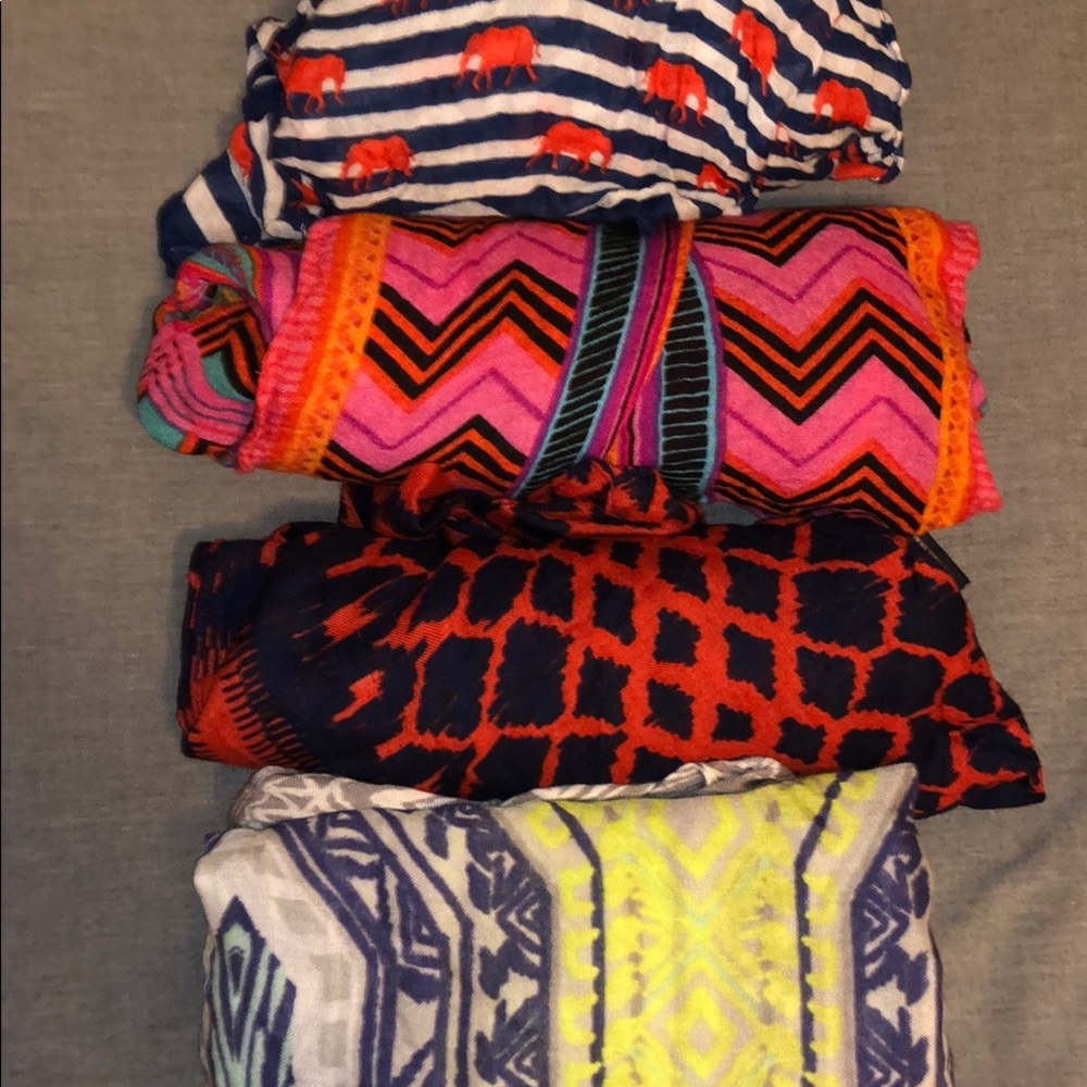 4 Gorgeous Stella & Dot scarves!